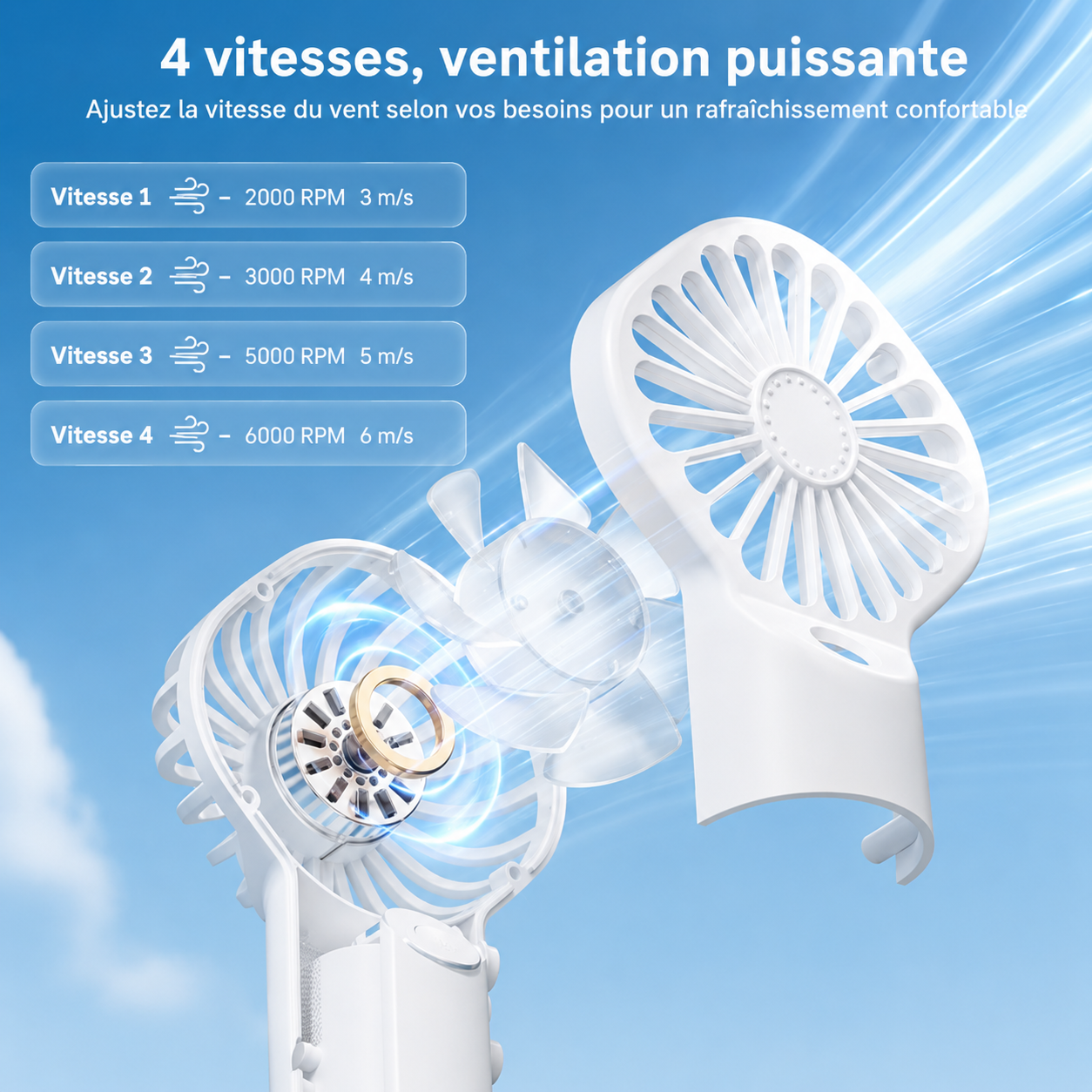 Ventilateur Brumisateur Portable